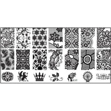 Load image into Gallery viewer, 30 Styles DIY Nail Art Plates Flower Lace Nail Stencil Manicure Template Stamping Plate