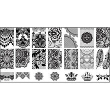 Load image into Gallery viewer, 30 Styles DIY Nail Art Plates Flower Lace Nail Stencil Manicure Template Stamping Plate