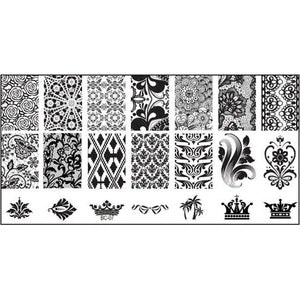 30 Styles DIY Nail Art Plates Flower Lace Nail Stencil Manicure Template Stamping Plate