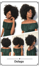 Load image into Gallery viewer, Mongolian Afro Kinky Curly Hair Weave 4B 4C 100% Natural Black Virgin Human Hair Bundles Extension  Products 10-28&quot;