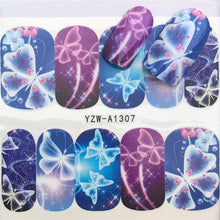 Load image into Gallery viewer, YWK 31 Styles Flower Vintage Nail Art Water Transfer Sticker Decals DIY Tips